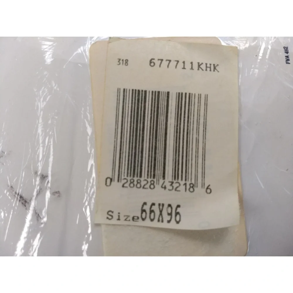 Ralph Lauren Home Twin Flat Sheet Khaki Brown 100% Combed Cotton No Iron NOS NEW